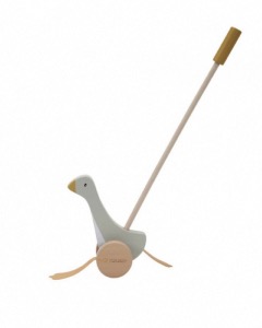 Jouet à pousser en bois LITTLE GOOSE