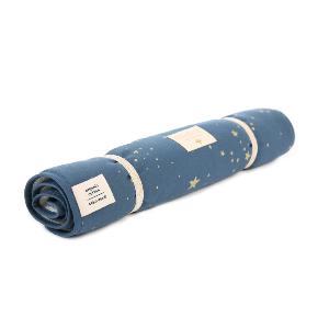 Tapis à langer gold stella night blue