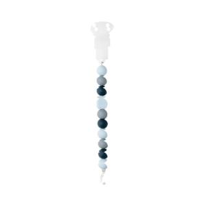 Attache sucette silicone BLEU MARINE