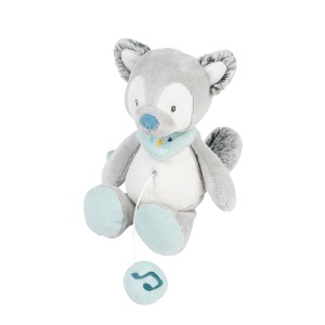 Mini peluche musical TILOO le loup