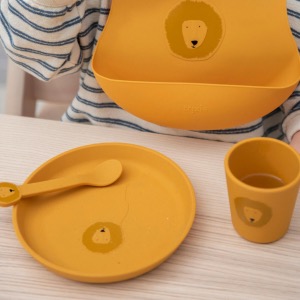 Assiette en silicone LION
