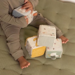 Lot de 4 cubes doux LITTLE FARM