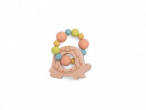 Hochet anneau de dentition 3 petits lapins