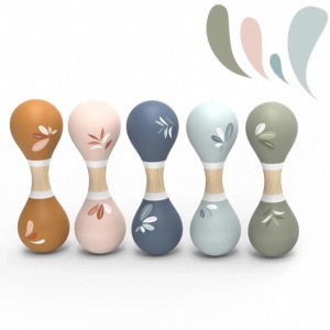 Maracas en bois (Vendu à l'unité)