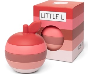 Pomme empilable sensoriel en silicone