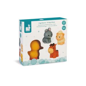 4 gicleurs de bain LES ANIMAUX DE LA FERME 