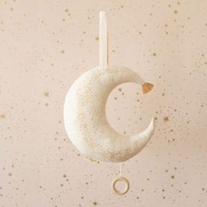 Coussin LUNE MUSICAL ECRU MAGIC MOON