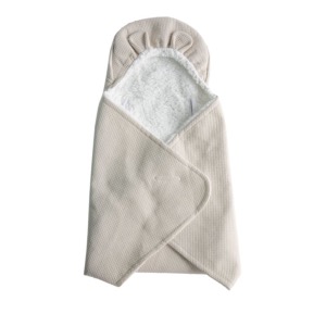 Couverture nomade FLUFFY GALET 0-12 mois